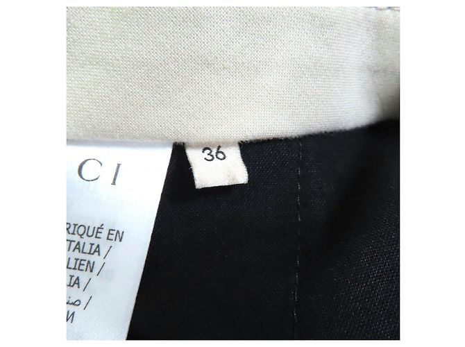 Gucci GG Pattern Baumwollhose Schwarz - Ansicht 8