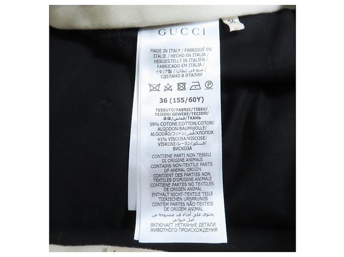 Gucci GG Pattern Baumwollhose Schwarz - Ansicht 9