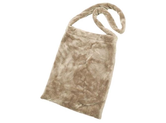 Autre Marque ts(s) × BEAMS BOY Exclusive Eco Fur 2way Bag Marrone Beige - vista 3