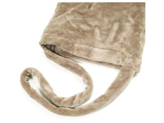 Autre Marque ts(s) × BEAMS BOY Exclusive Eco Fur 2way Bag Marrone Beige - vista 4