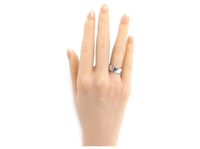 Chanel Coco Crush Ring aus 18K Weißgold J10570 - Ansicht 6