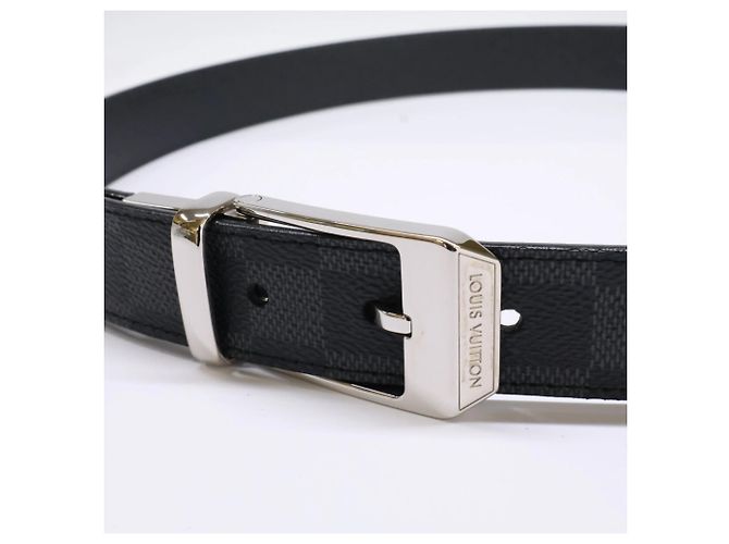 Cintura Louis Vuitton M6834 Cintura Seattle Damier Graphite - vista 5