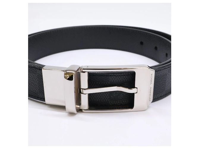 Cintura Louis Vuitton M6834 Cintura Seattle Damier Graphite - vista 6