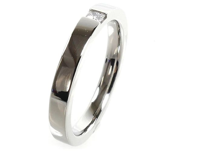 Harry Winston Platine 950 Princess Schliff Ehering - Ansicht 2