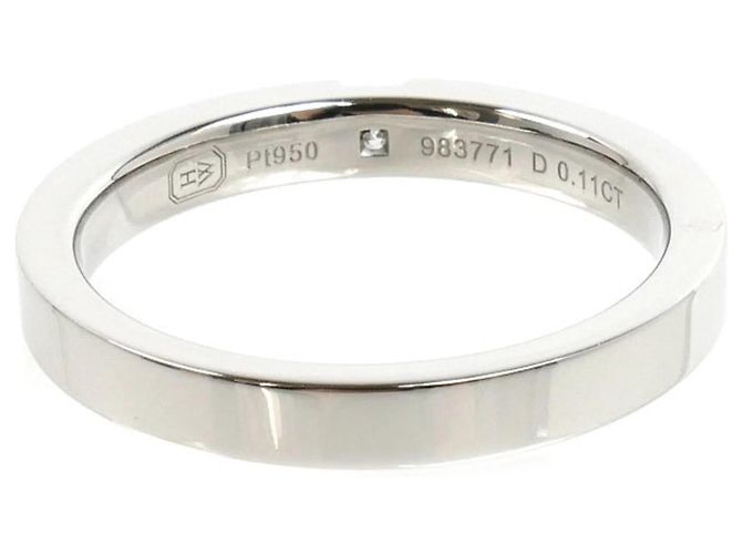 Harry Winston Platine 950 Princess Schliff Ehering - Ansicht 4