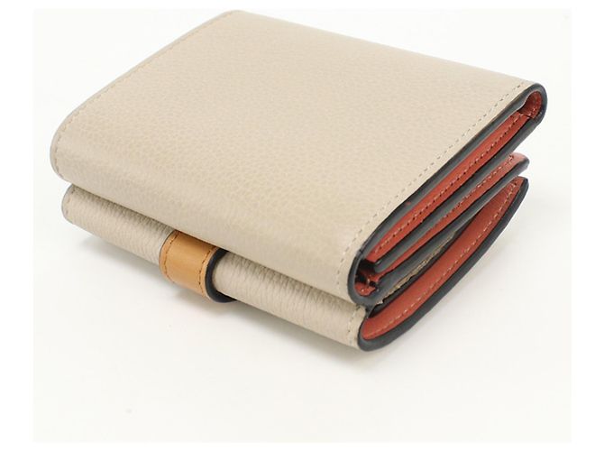 Cartera tríptico para mujer Loewe en beige - vista 2