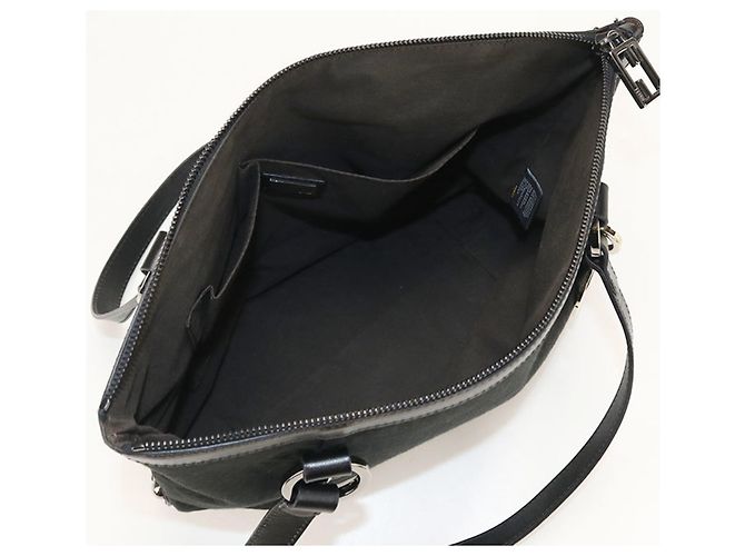 Borsa Tote Fendi Zucchino nera Nero - vista 3