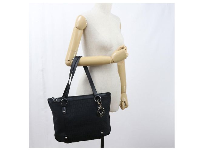 Borsa Tote Fendi Zucchino nera Nero - vista 8
