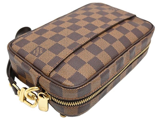 Borsa a tracolla Pochette Billet Macao Louis Vuitton Marrone - vista 4