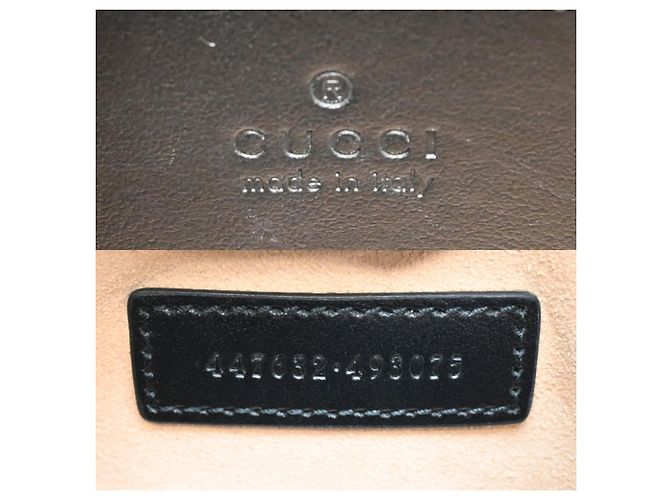 Borsa a tracolla Gucci GG Marmont da donna Nero - vista 8