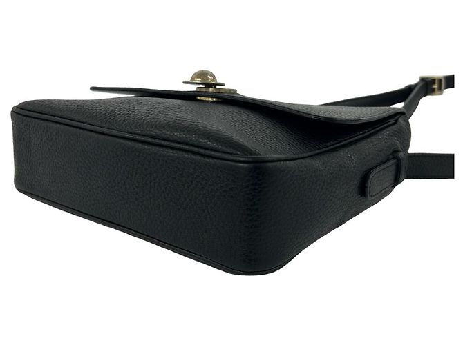 Céline CELINE Vintage Starball Hardware Leather Schultertasche Schwarz - Ansicht 8