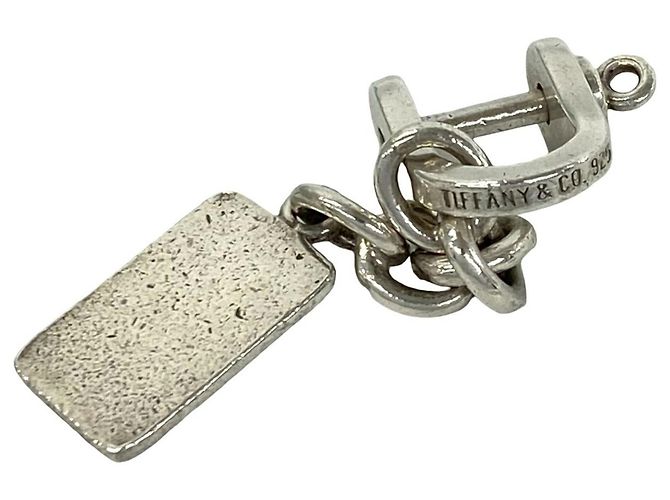 Portachiavi Tiffany & Co. in argento sterling 925 a forma di lingotto - vista 2