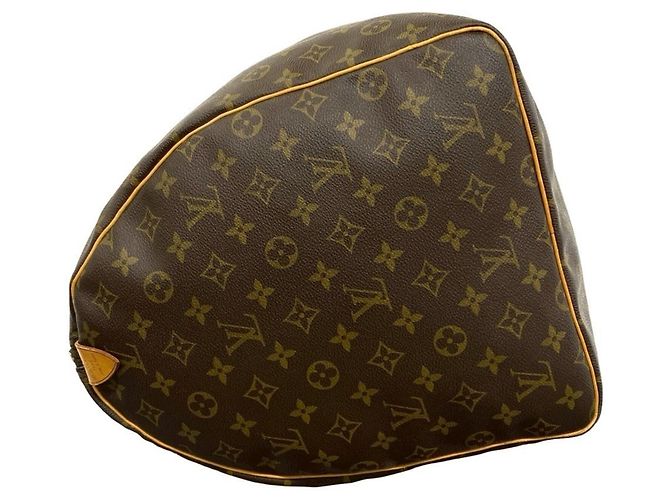 Louis Vuitton Vintage Keepall 60 Monogram Leder Boston Bag Braun - Ansicht 5