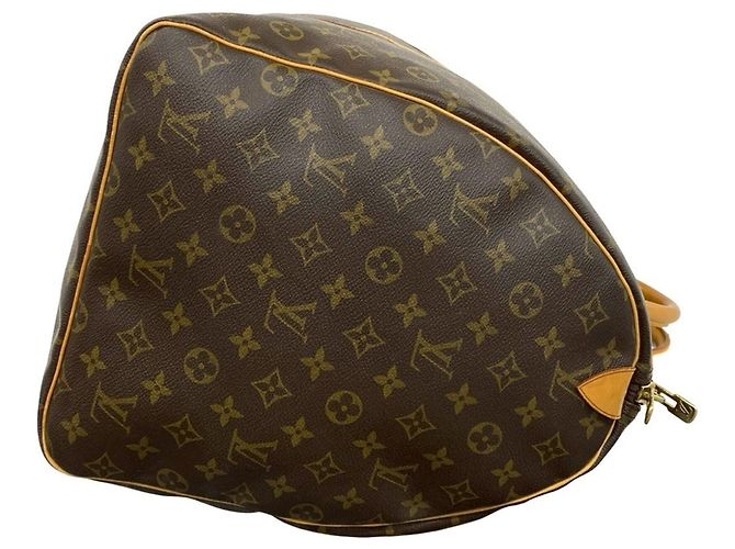 Louis Vuitton Vintage Keepall 60 Monogram Leder Boston Bag Braun - Ansicht 6
