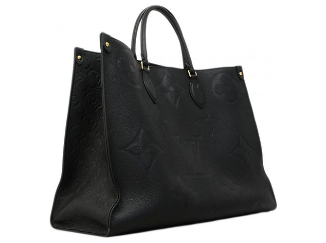 Borsa Tote Louis Vuitton Monogram Empreinte OnTheGo GM Nero - vista 2