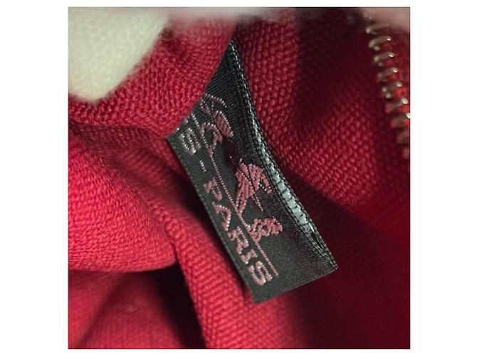 Hermès Bolso Hermes Troca Horizontal PM Canvas Rosa Roja - vista 9