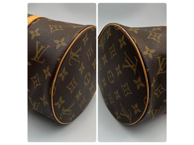 Borsa Tote Louis Vuitton Papillon 30 Marrone Monogramma - vista 5