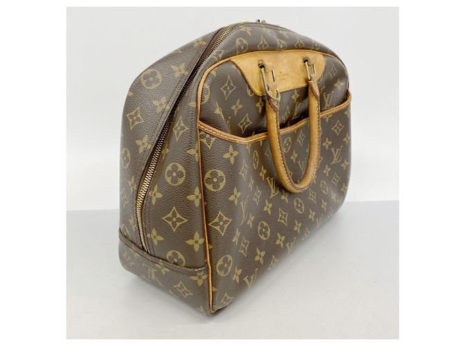 Borsa Louis Vuitton Monogram Deauville Marrone - vista 2