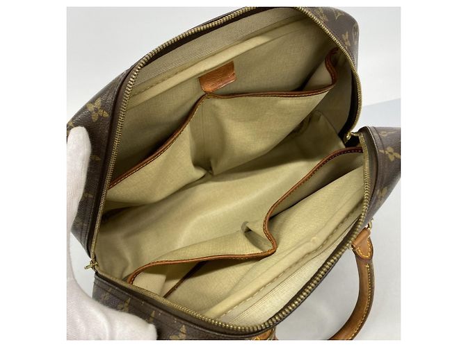 Borsa Louis Vuitton Monogram Deauville Marrone - vista 4