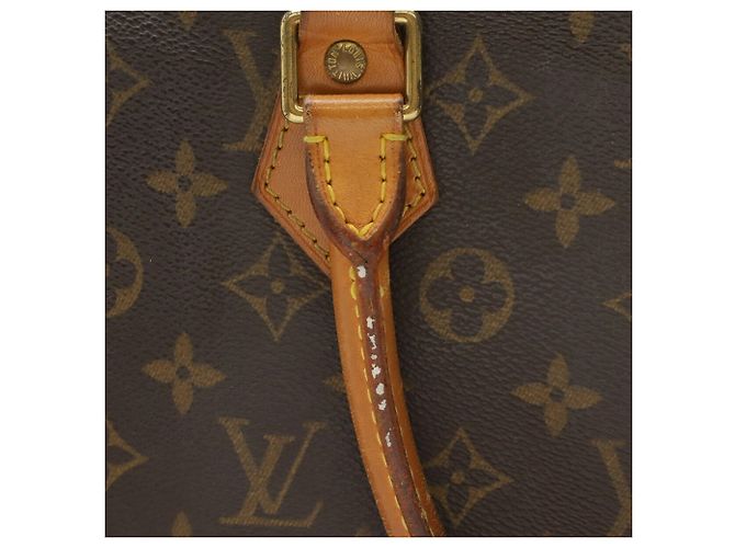 Borsa Tote Louis Vuitton Monogram Sac Plat Marrone - vista 7