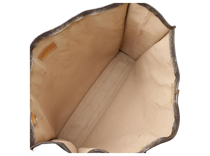 Borsa Tote Louis Vuitton Monogram Sac Plat Marrone - vista 8