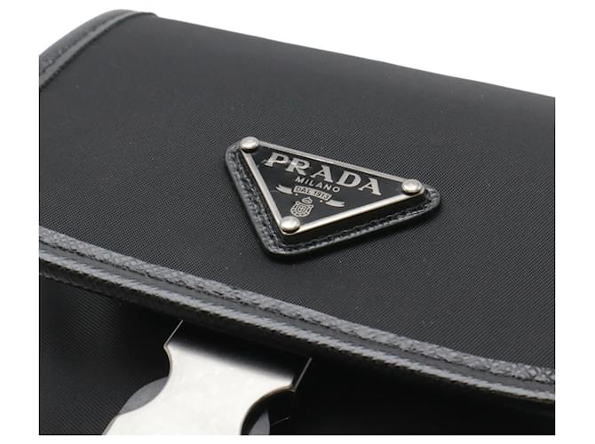 Custodia per smartphone con tracolla Triangle Prada Nero - vista 5