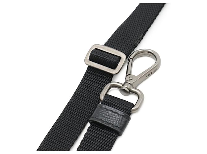 Custodia per smartphone con tracolla Triangle Prada Nero - vista 6