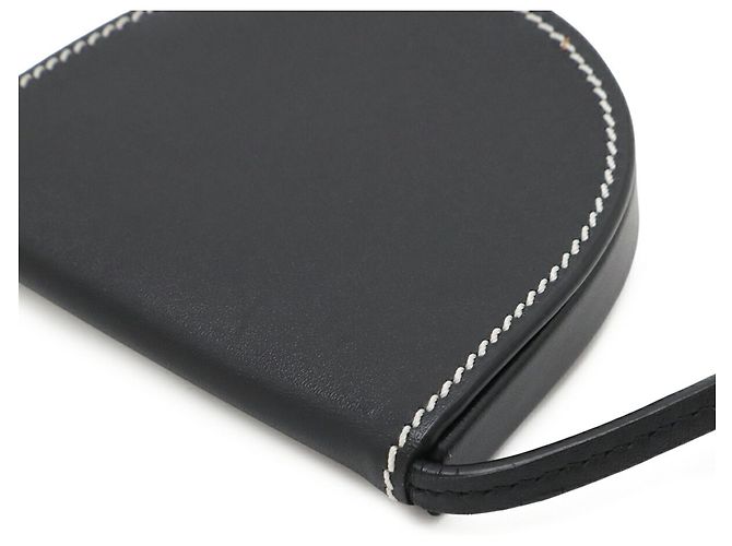 LOEWE Anagram Heel Pouch Mini Shoulder Bag Nero - vista 4