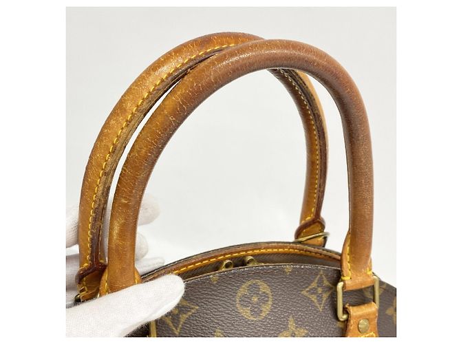 Borsa Louis Vuitton Monogram Ellipse MM Marrone - vista 6