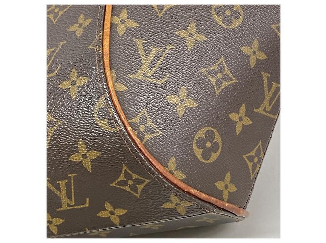 Borsa Louis Vuitton Monogram Ellipse MM Marrone - vista 8