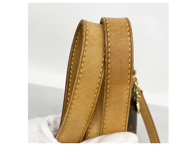 Borsa Louis Vuitton Monogram Palermo PM Marrone - vista 10