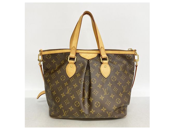 Borsa Louis Vuitton Monogram Palermo PM Marrone - vista 12