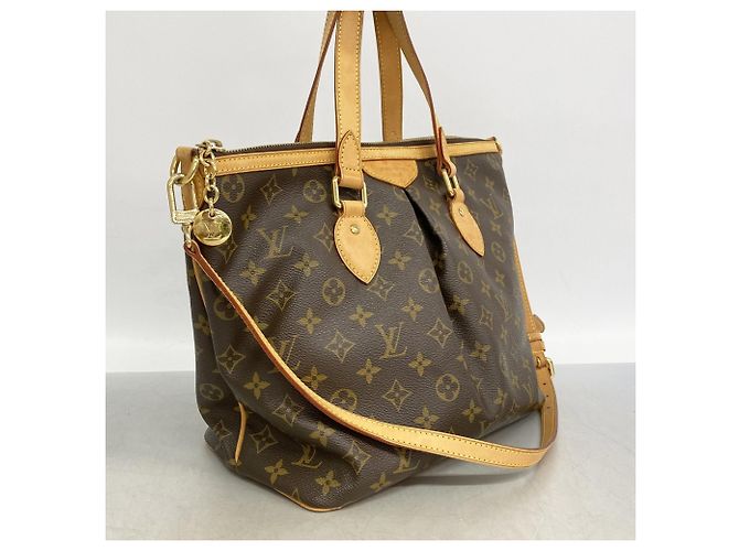 Borsa Louis Vuitton Monogram Palermo PM Marrone - vista 2