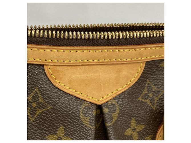 Borsa Louis Vuitton Monogram Palermo PM Marrone - vista 8