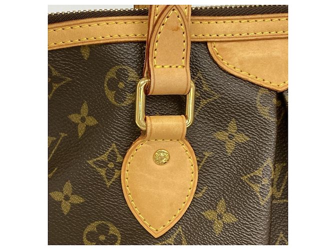 Borsa Louis Vuitton Monogram Palermo PM Marrone - vista 9