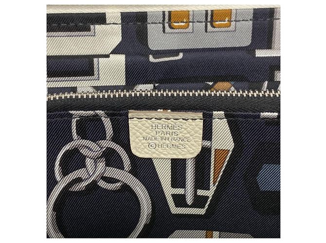 Hermès Hermes Azap Long Wallet Weiß - Ansicht 4