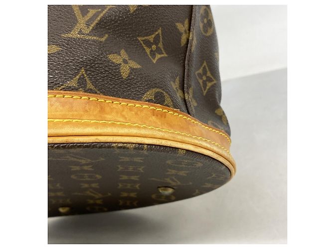 Borsa Tote Louis Vuitton Monogram Bucket GM Marrone - vista 6