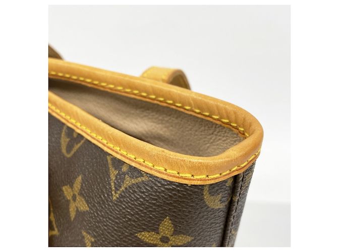 Borsa Tote Louis Vuitton Monogram Bucket GM Marrone - vista 7