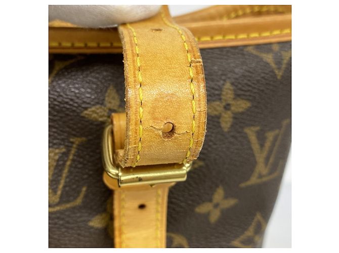 Borsa Tote Louis Vuitton Monogram Bucket GM Marrone - vista 8