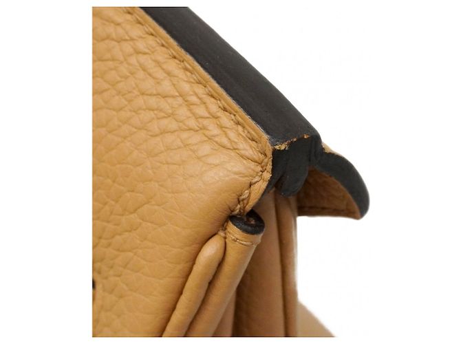 Hermès Borsa Hermes Birkin 35 in pelle Taurillon Clemence Marrone - vista 7