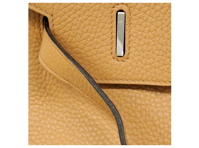 Hermès Borsa Hermes Birkin 35 in pelle Taurillon Clemence Marrone - vista 8