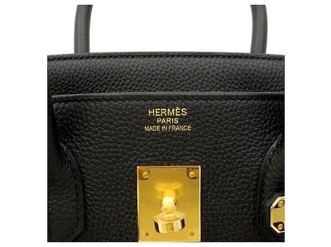 Hermès Borsa Hermes Birkin 35 in pelle Togo Nero - vista 5