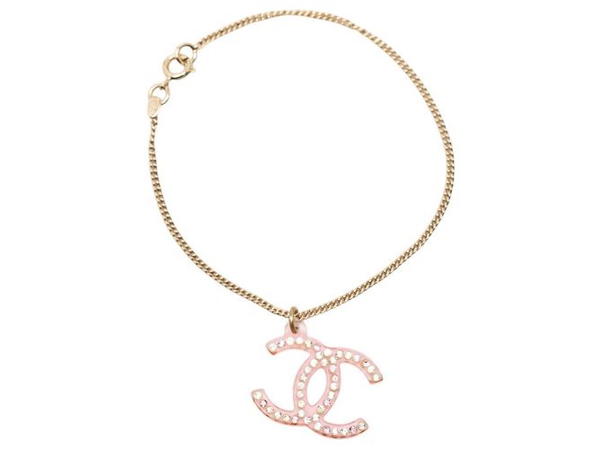 Bracciale a catena con il logo Coco di Chanel Rosa - vista 2