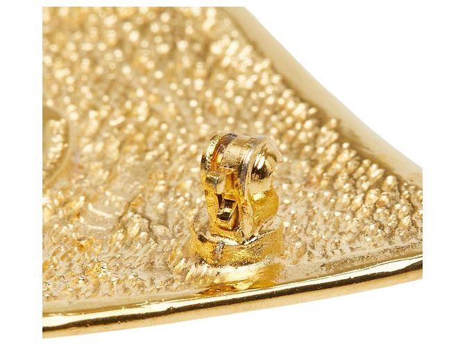 Chanel Coco Mark Broche vergoldet mit Diamanten Golden - Ansicht 3