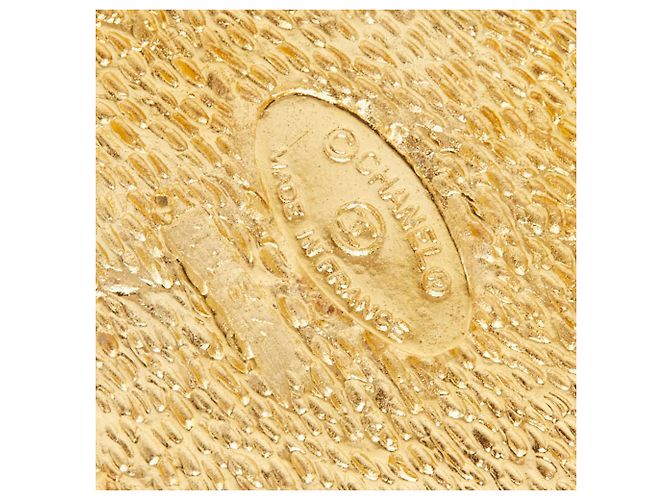 Chanel Coco Mark Broche vergoldet mit Diamanten Golden - Ansicht 4