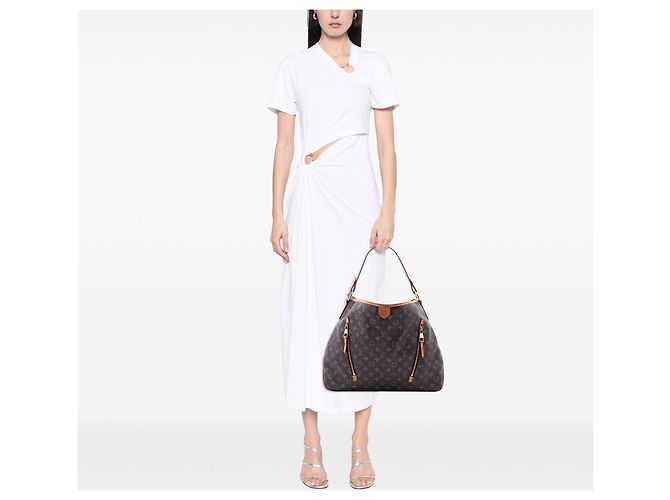 Louis Vuitton Marrone Monogram Delightful GM - vista 6