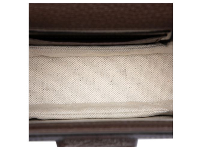 Borsa Gucci Beige Mini Jumbo GG Canvas 1947 Bamboo Top Handle - vista 4