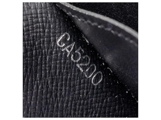 Louis Vuitton Black Monogram Eclipse Brazza Geldbörse Schwarz - Ansicht 7