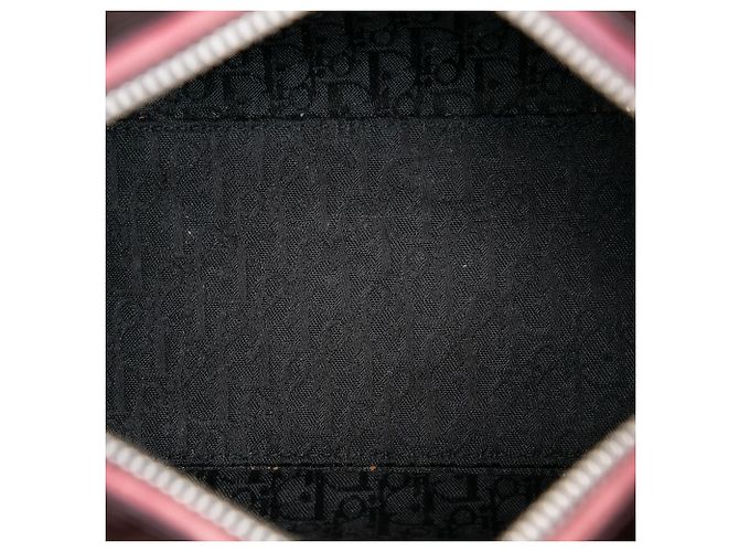 Lady Dior Cannage in vernice viola, misura Medium Porpora - vista 4