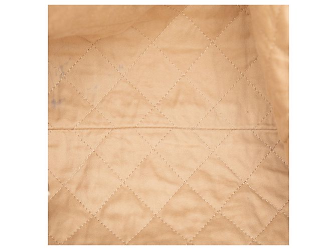 Zaino Chanel 22 in pelle di vitello lucida trapuntata bianca Large Bianco - vista 4